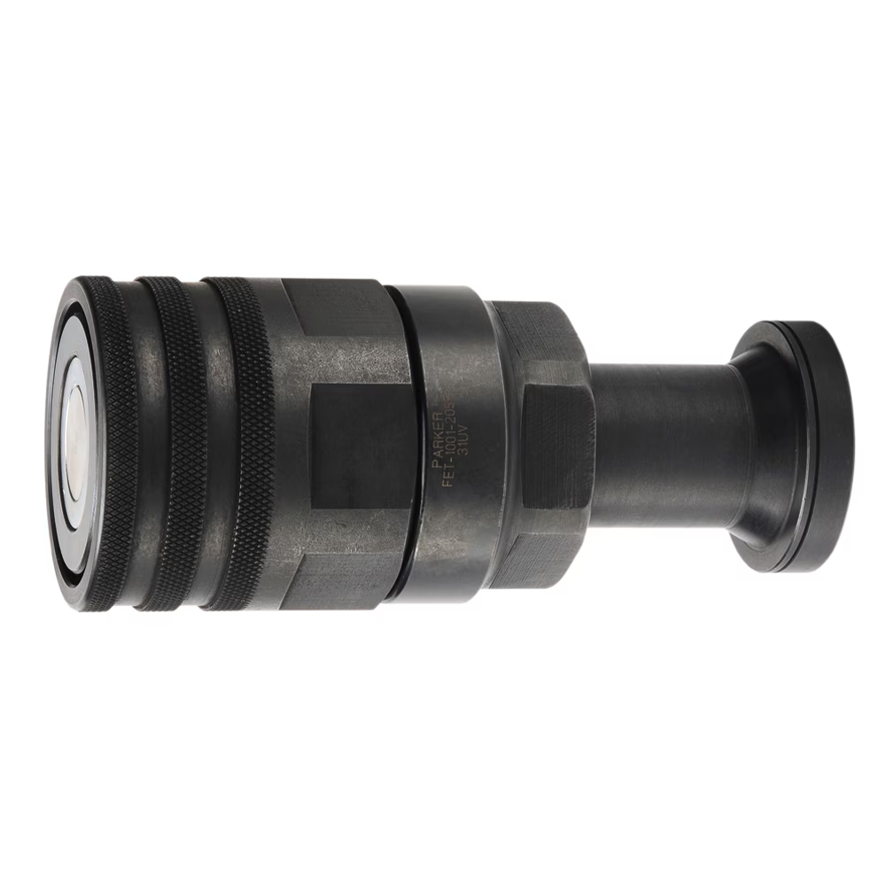 PARKER FET-1501-24SFP Hydraulic Quick Connect Hose Coupling, 1 1/2 Inch Coupling Size, Steel | CT7GBC 55KV12