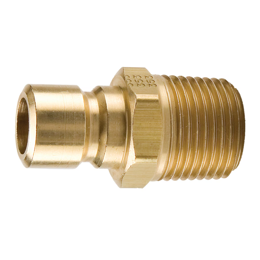 PARKER PN553 Hydraulic Quick Connect Hose Coupling, 1/2 Inch Coupling Size, Brass | CT7GEN 55KW52