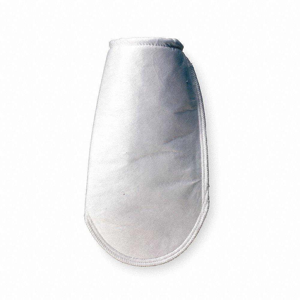 Bolsa de filtro, costura cosida, 1 tamaño de bolsa, clasificación de 25 micras, caudal de 50 gpm
