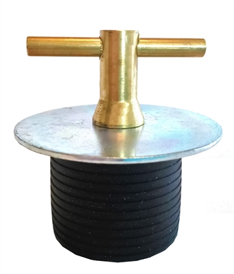 Pipe Plug, Mechanical, T-Handle, 1-1/4 Inch Diameter, Rubber