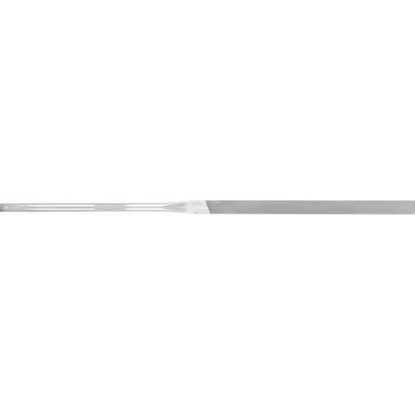 6-1/4 Inch Equalling Needle File, Knurled Handle, Cut 0