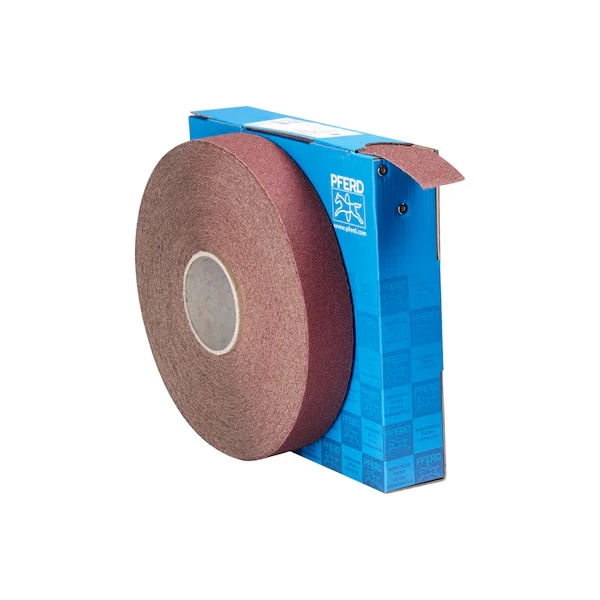 Rotolo da 1-1/2 pollici, resina/resina resistente, rotolo da 50 iarde, ossido di alluminio, grana 60