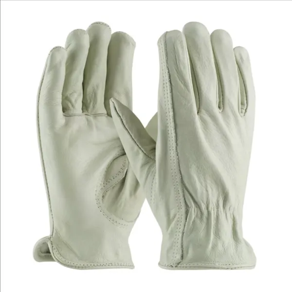 Hand Protection Leather Driver Gloves, S, Brown, Dozen