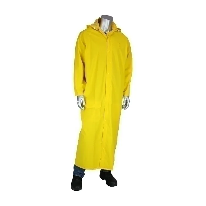 Protective Clothing Rainwear Suit, 2XL, Yellow, Each
