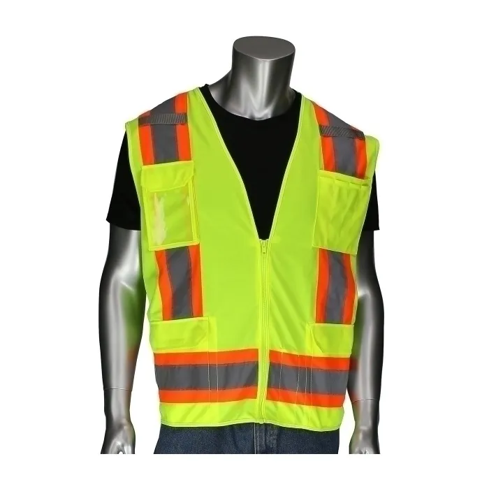 Protective Clothing High Visibilty Vest, 3XL, Hi-Vis Orange, Each