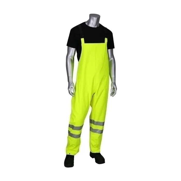 Protective Clothing Rainwear Suit, 2XL, Hi-Vis Yellow, Each