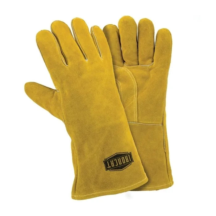 Welding Protection Gloves, L, Dozen