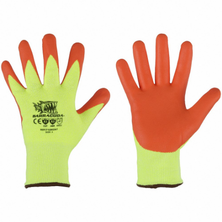 Cut-Resistant Glove, Xs, Ansi Cut Level A3, Palm, Dipped, Foam Nitrile, 12 PK