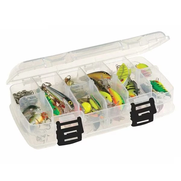 Adjustable Compartment Box, 12 to 18 compartments, Plastic, 2 3/8 Inch H x 4-1/2 Inch W