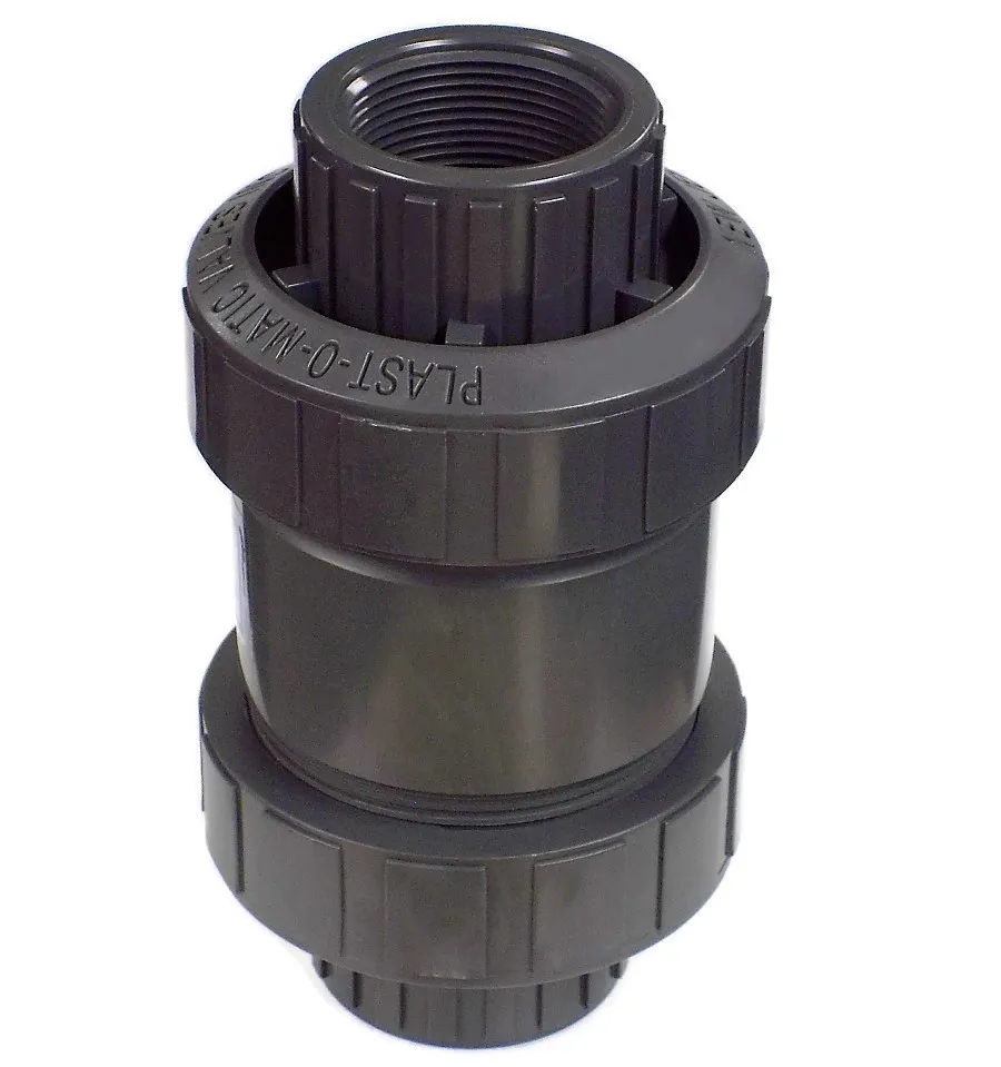 Check Valve, PVDF, Socket Connection, EPDM Seal, 2 Inch Size