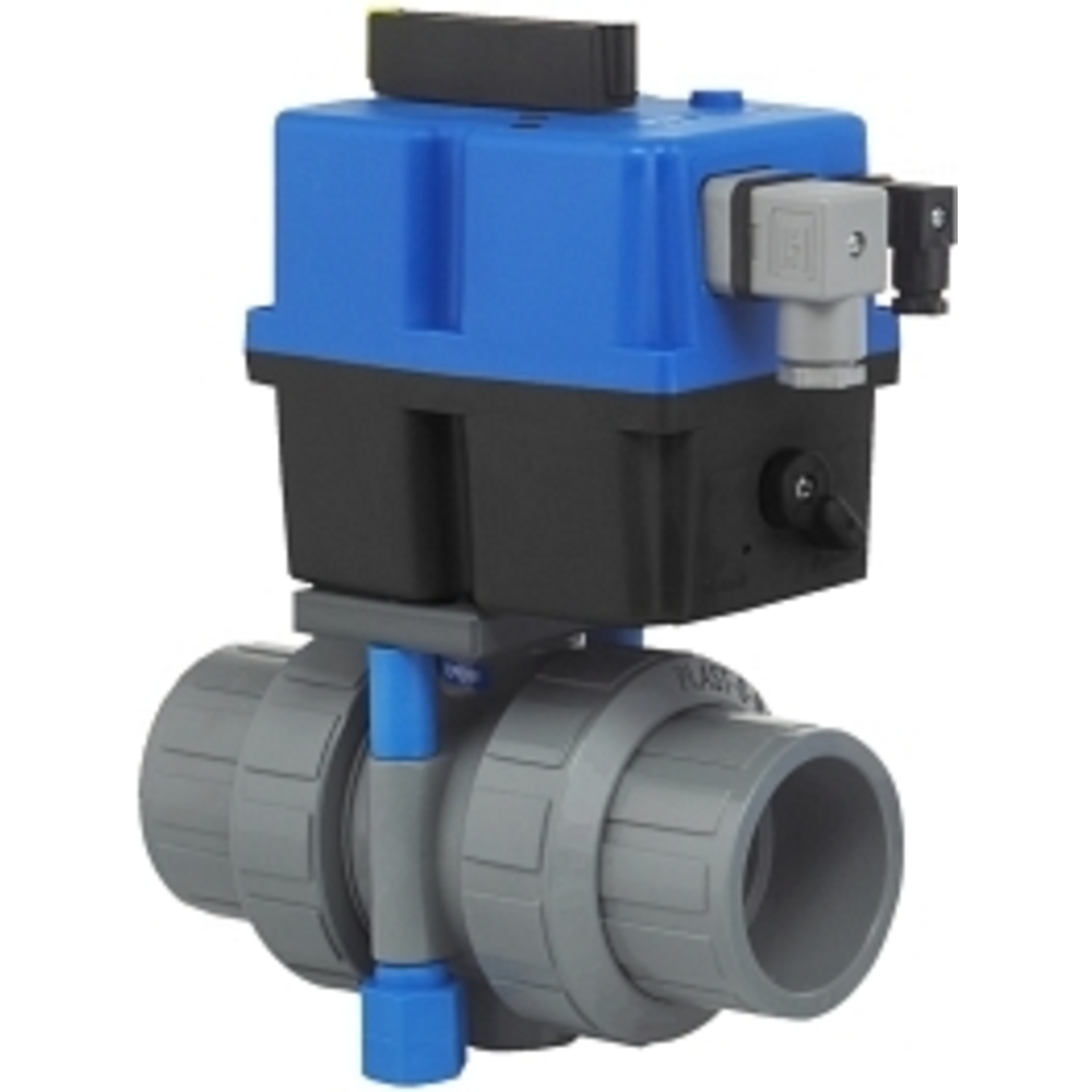 Ball Valve, Electric Actuated, 2-Way, EPDM Seal, 3/4 Inch Size