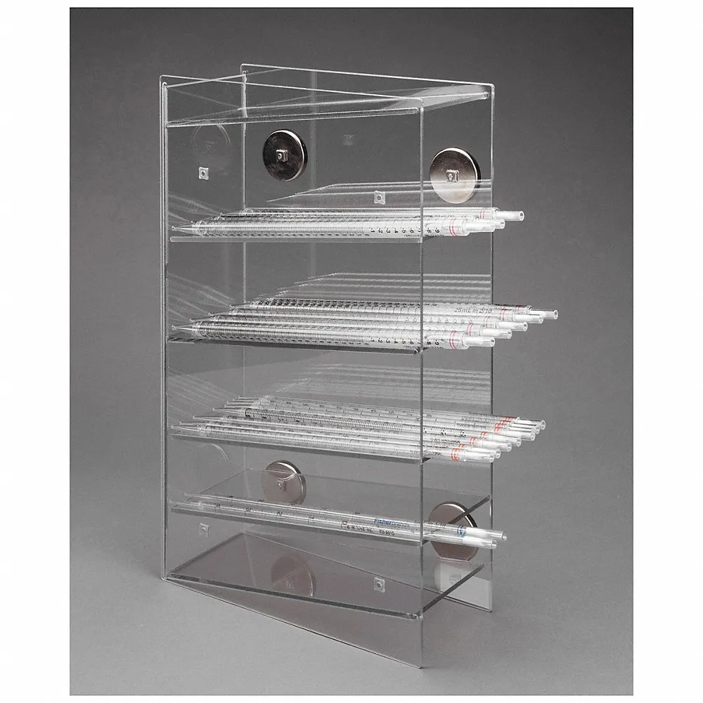 Pipetteholder, 5-lommers serologisk pipetteholder, holder 5 typer serologiske pipetter