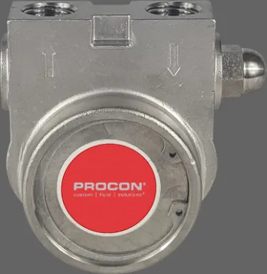 Rotary Vane Pump, Stainless Steel, 190 GPH, EPDM, Standard-Non External Adjust