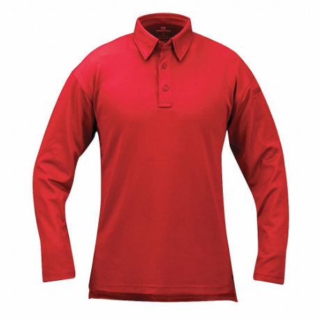 Tactical Polo, Tactical Polo, M, Red, 6% Spandex/94% Polyester Material
