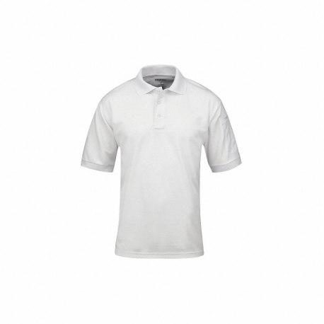 Tactical Polo, Tactical Polo, M, White, 100% Polyester Pique Material