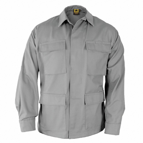 Military Coat, S, 33 Inch To 36 Inch Fits Chest Size, Gray, 23-3/4 In