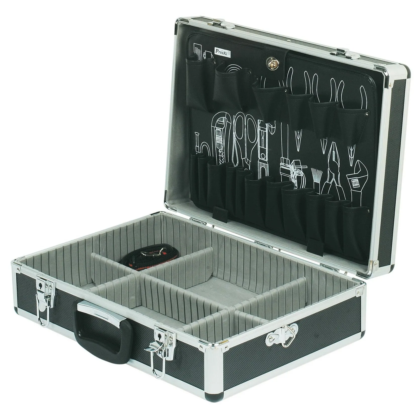 Tool Case, 18X13X6, Black