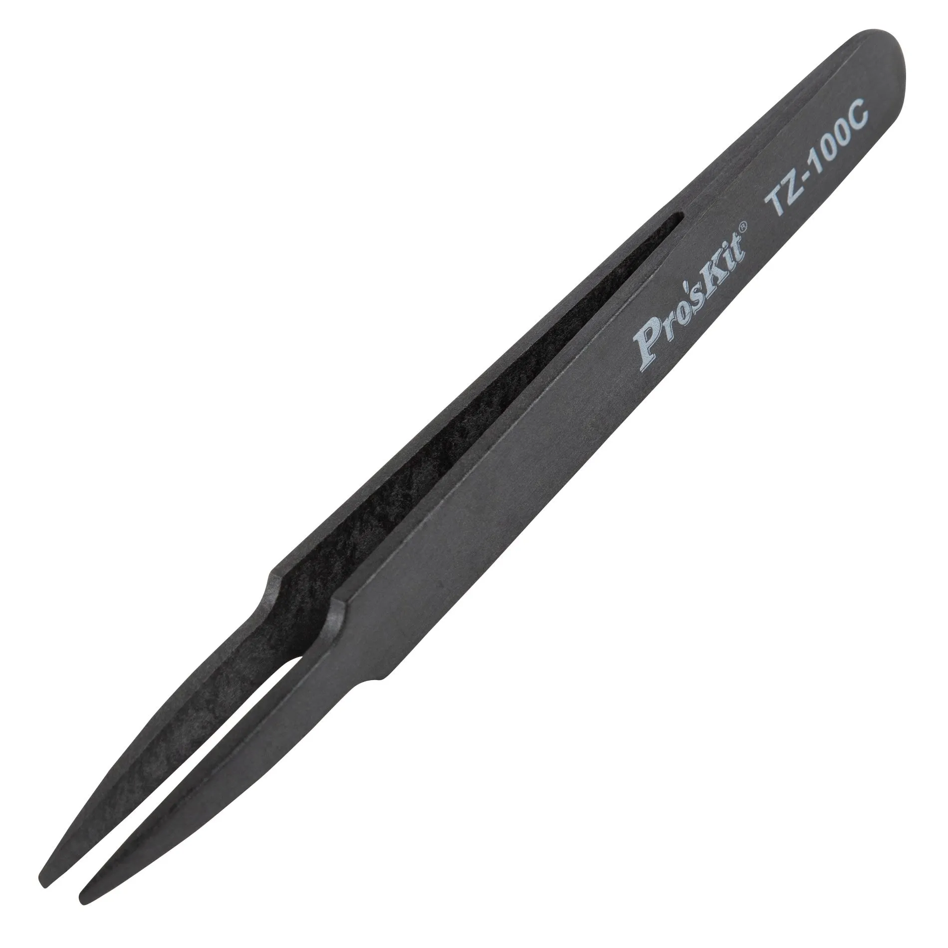 ESD Safe Tweezers, Round Tip
