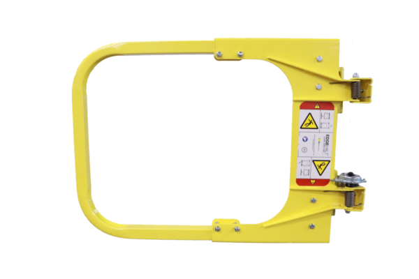 Posi Stop Ladder Safety Gate, 15 To 20 Inch Opening Size, Powder Coated Yellow