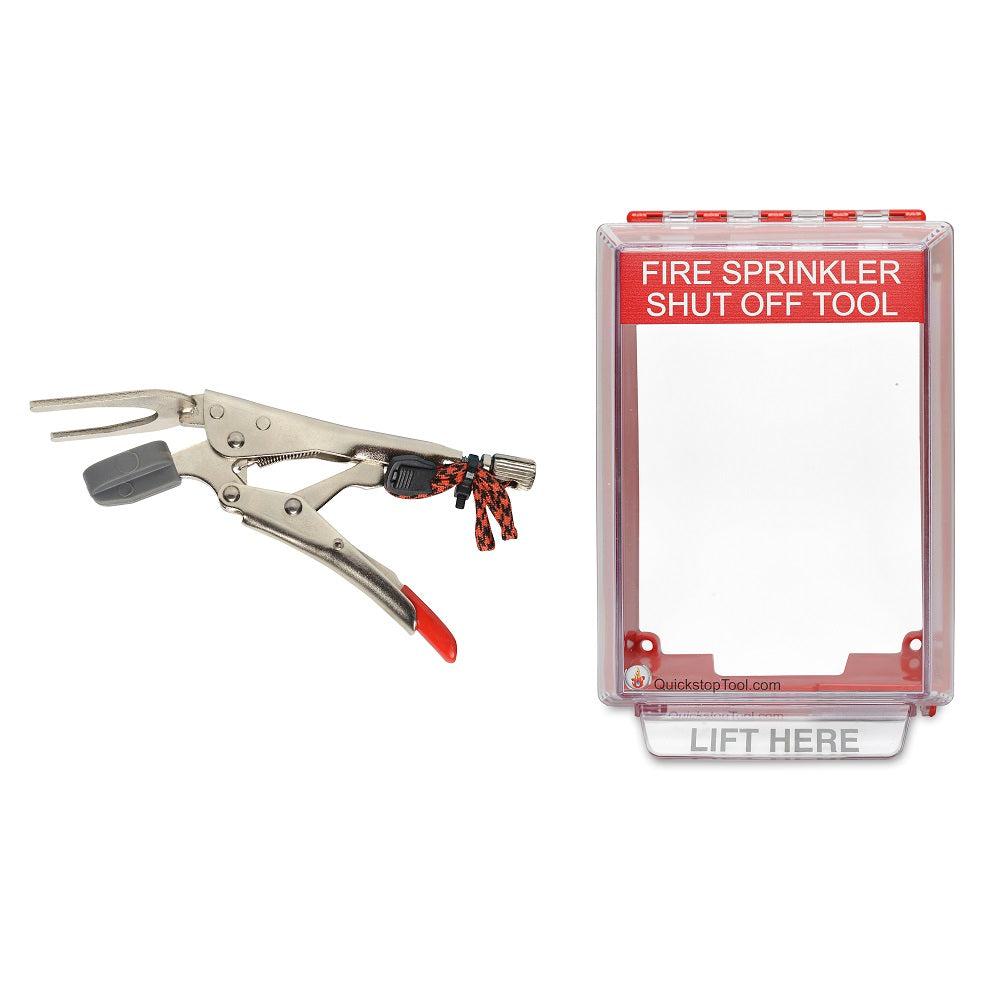 Fire Sprinkler Tool and Wall Mount Case, 5.43 W x 7.55 H x 3.3 D Inch Size Case
