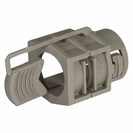 Plastic Connector, Snap- Inch, Thermoplastic, 3/4 Inch Trade Size, Snap-In Style