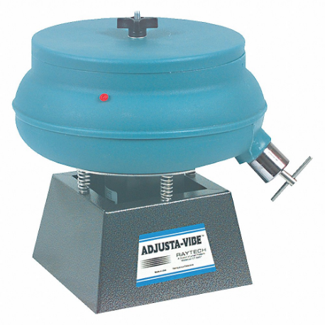 Vibratory Tumbler System, Adj/Heavy Duty, 0.22 cu ft Container Capacity, 20 lb Wt Capacity