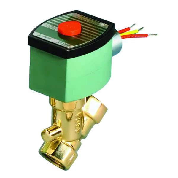 120V AC Brass Solenoid Valve, Normally Closed, 1/2 Inch Pipe Size