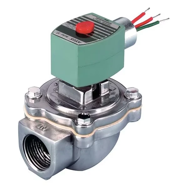 120V AC Aluminum Dust Collector Solenoid Valve, Normally Closed, 1 Inch Pipe Size