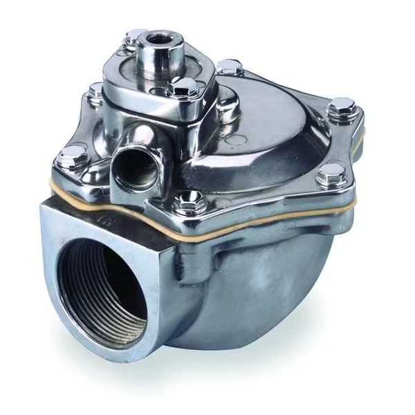 120V AC Aluminum Dust Collector Solenoid Valve, Normally Closed, 1 1/2 Inch Pipe Size