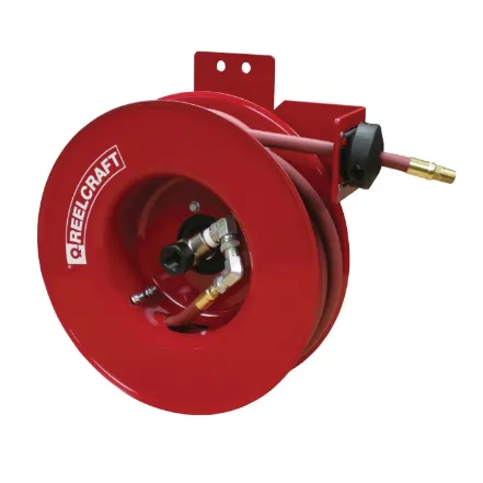 Carrete de manguera, diámetro interior de 3/8 de pulgada, 300 psi, longitud de la manguera 25 pies
