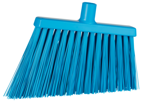 Broom Kit, Angle Cut, 51 Inch Length Handle, Blue