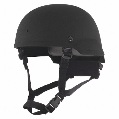 탄도 헬멧, M 맞는 모자 크기, 서스펜션, 검은색, 아라미드, 3/4인치 패드 두께