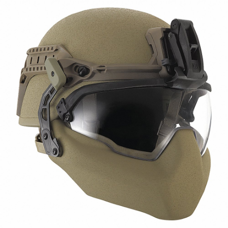 完整的戰術頭盔系統，XL，黑色，7-3/4 至 8-1/4 適合帽子尺寸