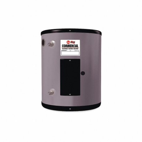 Electric Water Heater, 208V, 15 Gal, 4, 500 W, Single Phase, 24.25 Inch Ht, 46 Gph