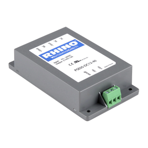 DC To DC Converter, 9.5-36 VDC Input, 5.1 VDC Output, 8A, 40W, Plastic Housing