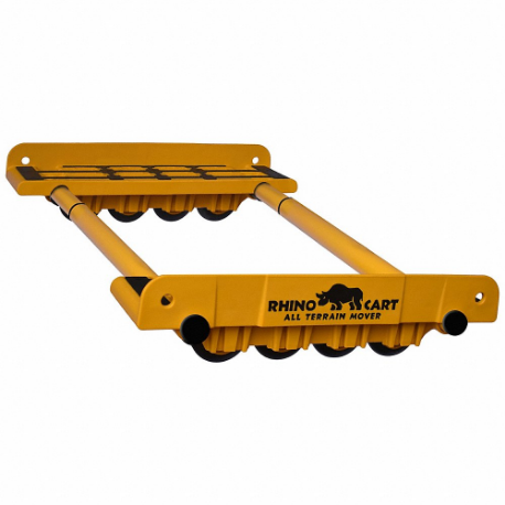 Cart General Purpose Dolly, 1500 Lb Load Capacity, 46 Inch X 18 Inch X 5 Inch, Yellow