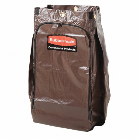 Replacement Bag, 34 Gal Bag Capacity, 33 Inch Height, 10 1/2 Inch Width, Brown
