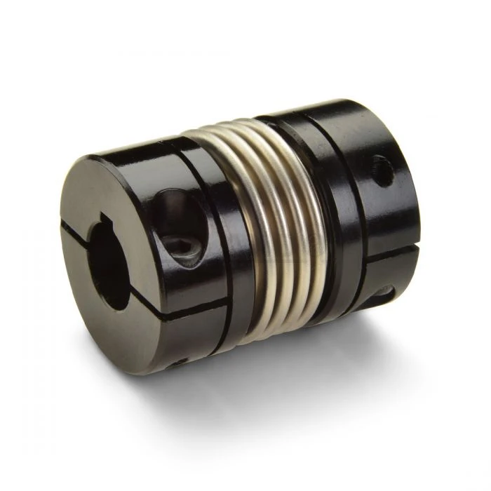 Bellows Coupling, High Stiffness, 12mm x 12mm Bore, 41.3mm O.D., 51.7mm Length
