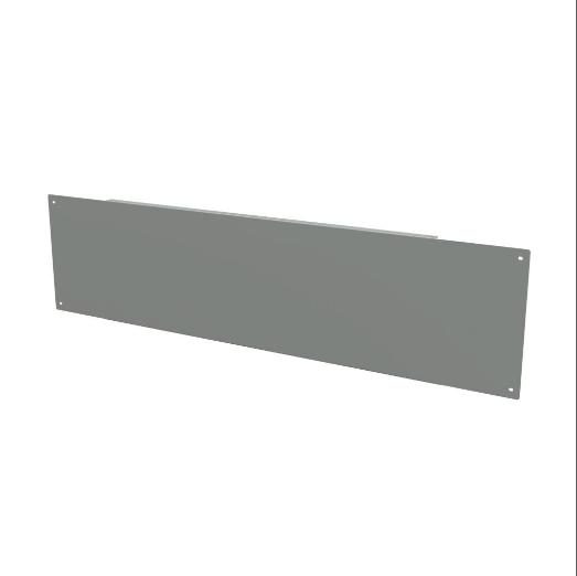 Kit de faldón, tamaño de 14.94 x 59.75 pulgadas, acero al carbono, gris Ansi 61, acabado con pintura en polvo