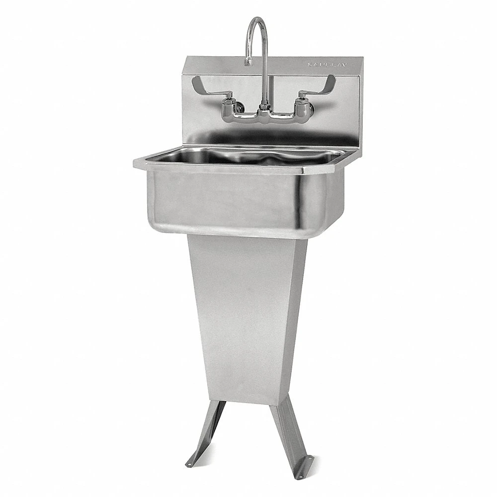 SANI-LAV 501FL-0.5 Hand Free Sink, 0.5 GPM Flow Rate, 41 1/2 Inch Overall Height | CT9VYR 48TF67