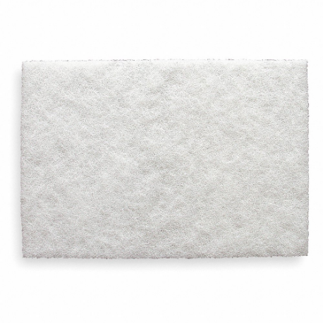 샌딩 핸드 패드, 6 X 9 인치 크기, 비연마성, 초정밀, 흰색, 7445