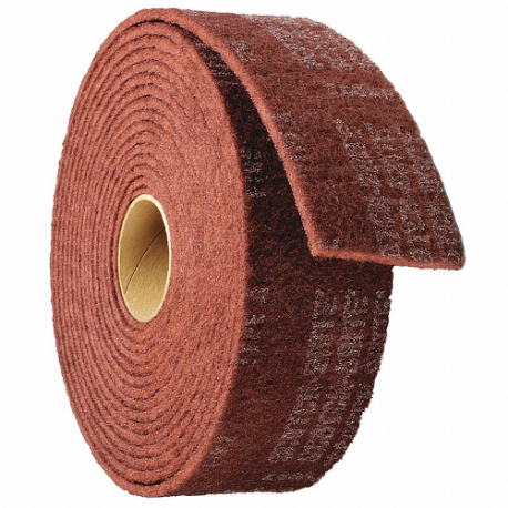 Surface Conditioning Roll, 4 Inch W x 30 ft Length, Aluminum Oxide, Medium, Maroon, HS-RL