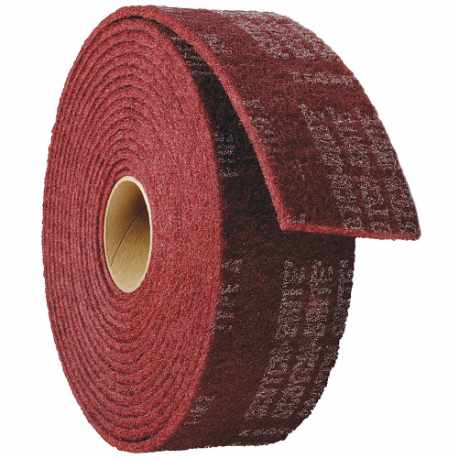 Surface Conditioning Roll, 6 Inch W x 30 ft Length, Aluminum Oxide, Medium, Maroon, CF-RL