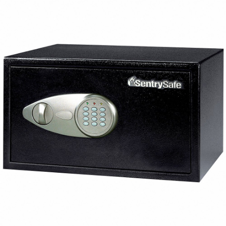 Sentinella sicura X105, Cassaforte di sicurezza, compatta e portatile,  serratura a chiave elettronica/override