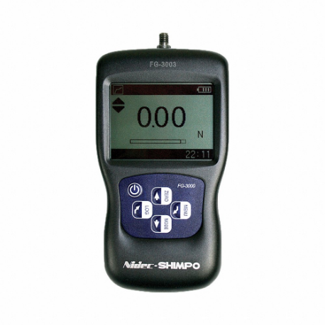 Dinamometro digitale, LCD a 4 cifre, 100N, precisione +/-0.3% Fs, Kg/Lb/Oz, USB o Rs-232