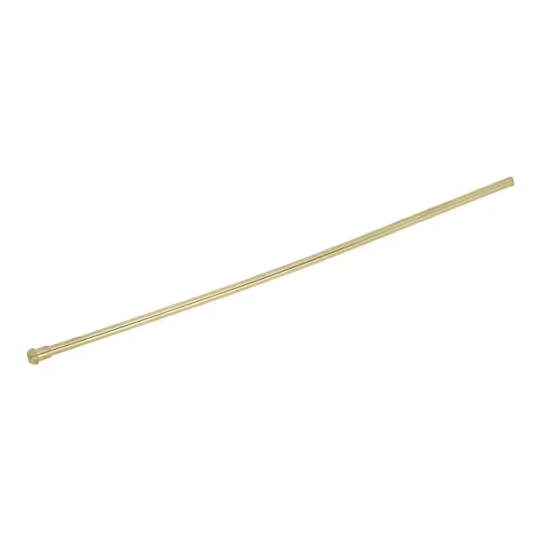 CB38207 Complement 20 Inch Bullnose Bathroom Supply Line, Brushed Brass