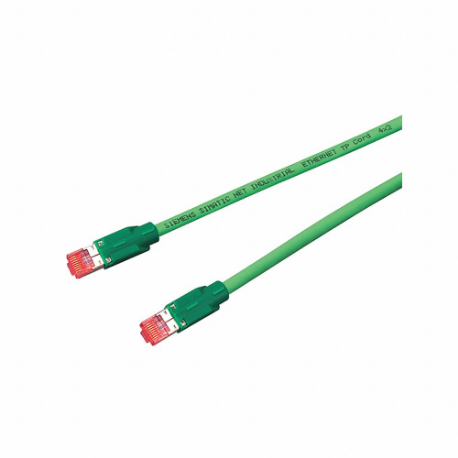Voice and Data Patch Cord, Bootless, Bootless, 6A, RJ45, RJ45, Shielded