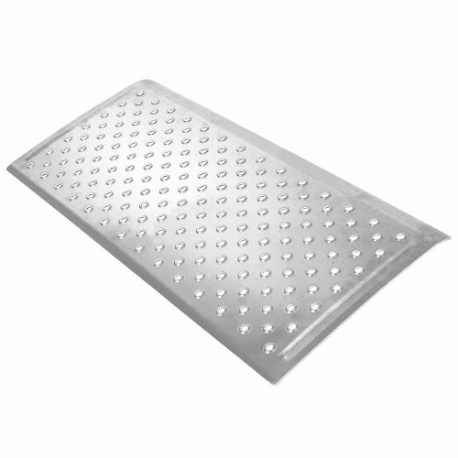 Traction Threshold Ramp, 16 Inch Size Extended Length, 600 lb Load Capacity