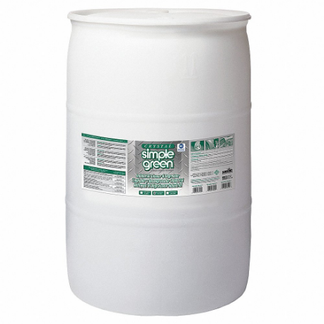 Cleaner/Degreaser, Water Based, Drum, 55 Gallon Container Size, Concentrated, Liquid