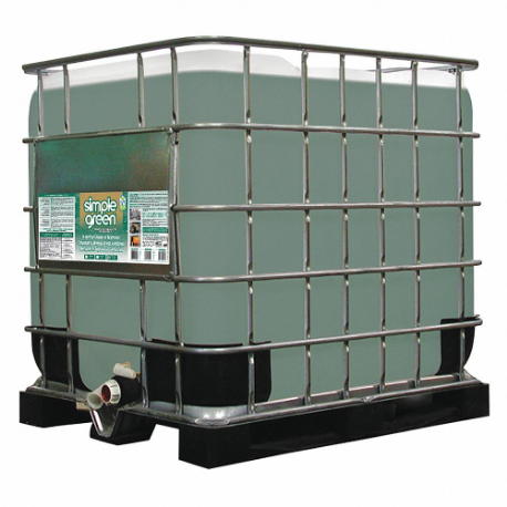 Limpiador/desengrasante, a base de agua, tanque paletizado, tamaño de contenedor de 275 galones, concentrado